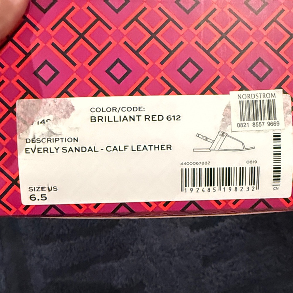 Nordstrom Everly Sandal in Brilliant Red